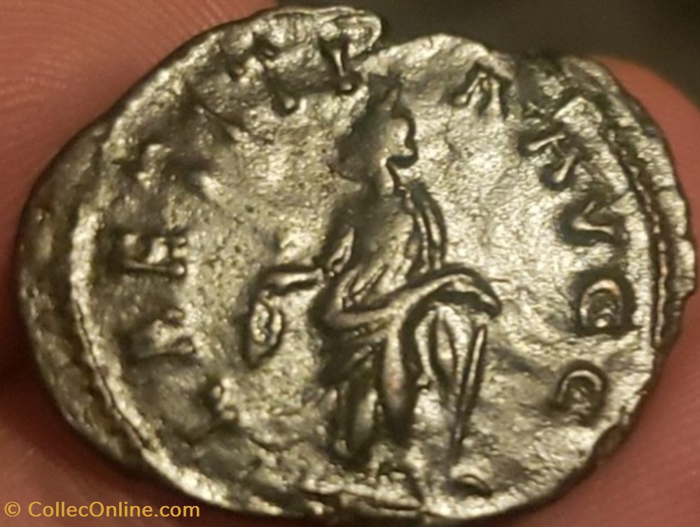 Antoninien Tétricus I Laetitia AUG monnaies antiquite av jc ap autres antiques antoninien tetricus i laetitia aug