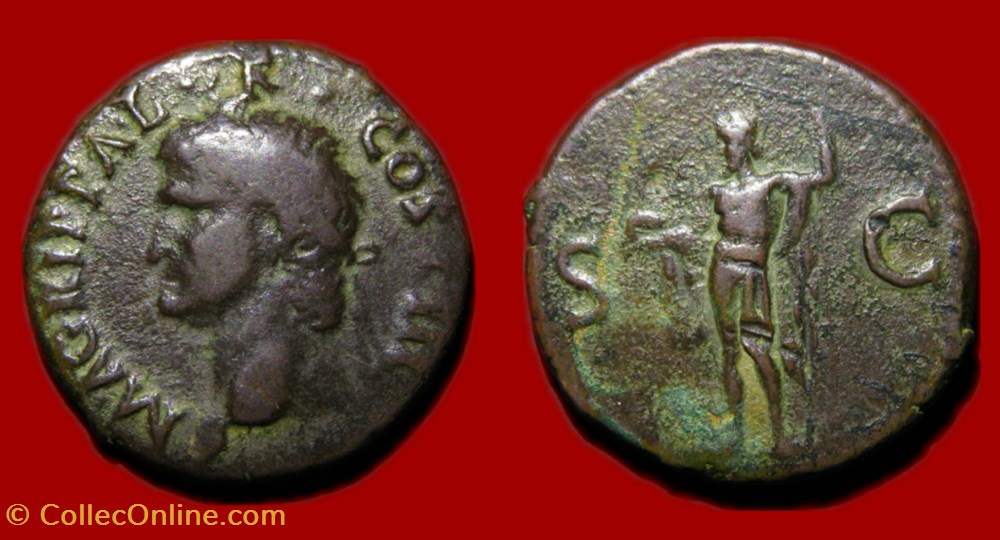 AS Agrippa monnaies antiquite av jc ap autres antiques as agrippa