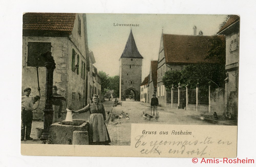 Porte du Lion : autrefois 4 divers porte du lion autrefois