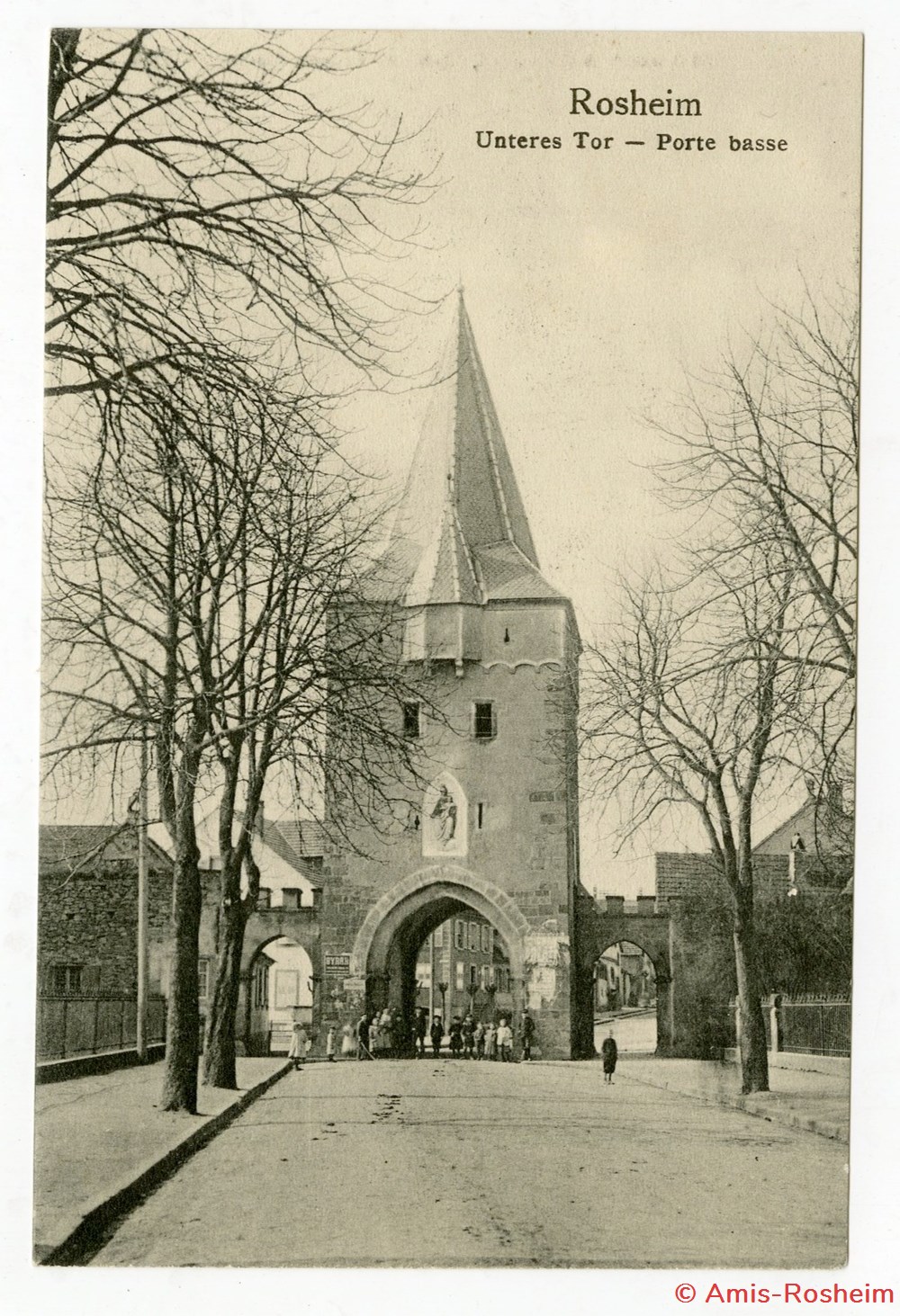 divers porte basse ou porte de la vierge de rosheim autrefois