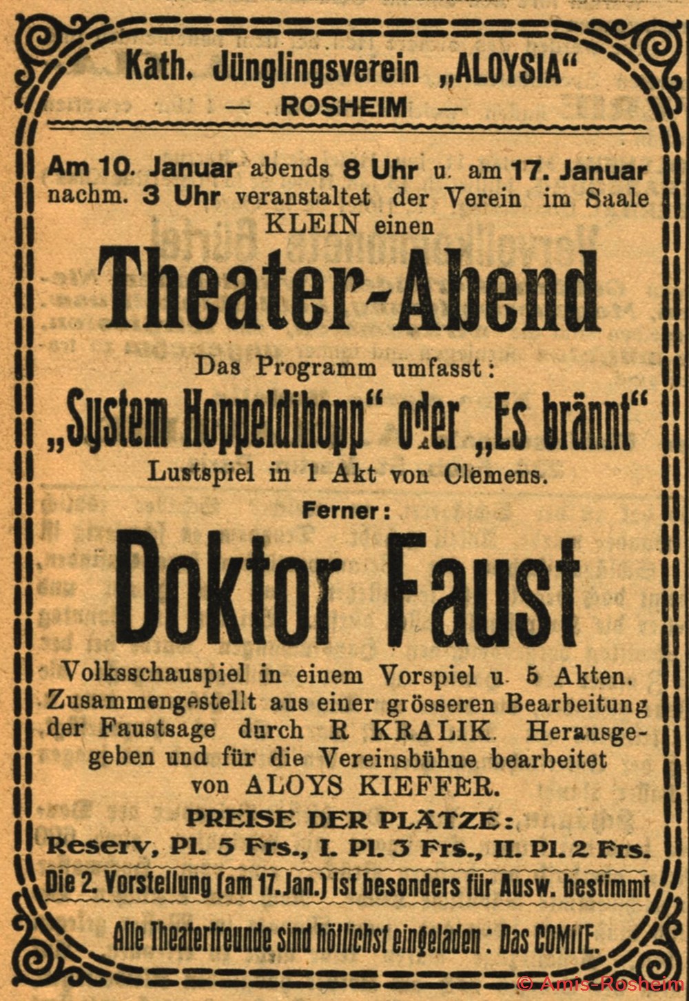 Le Cercle Catholique Aloysia de 1926 à 1930 5 divers le cercle catholique aloysia de 1926 a 1930