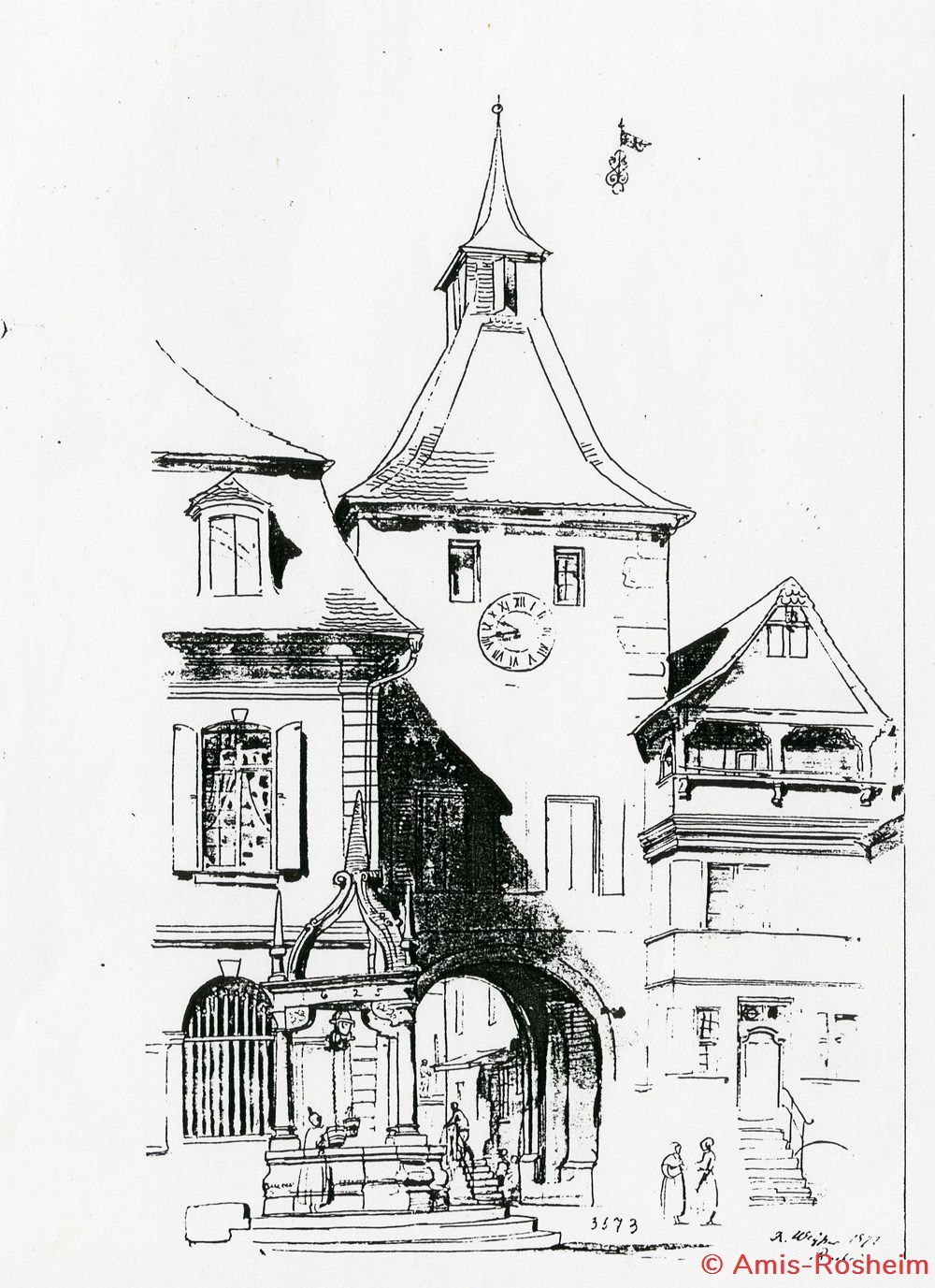 La porte de l'Hôtel de Ville ou Zittgloeckel : autrefois 2 divers la porte de hotel de ville ou zittgloeckel autrefois