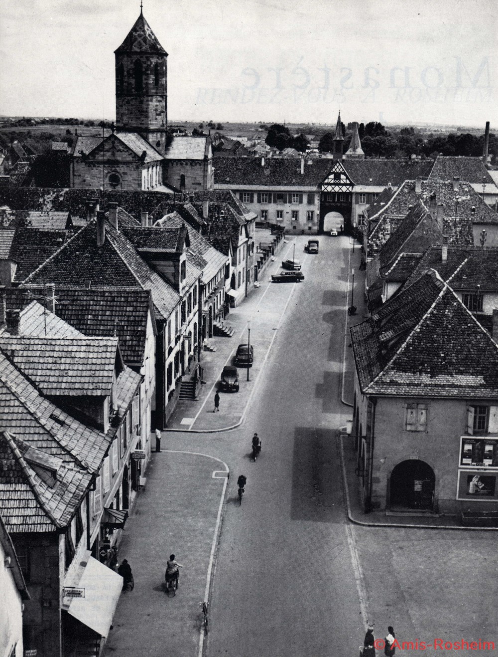 divers survol de la ville