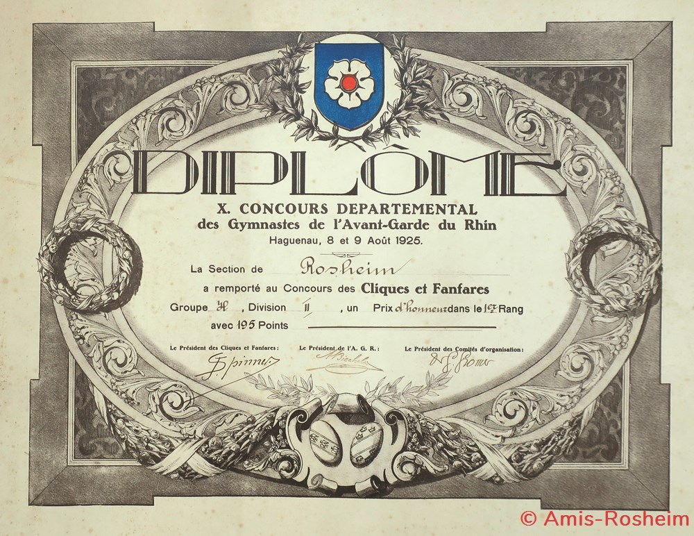 divers le cercle catholique aloysia de 1919 a 1925