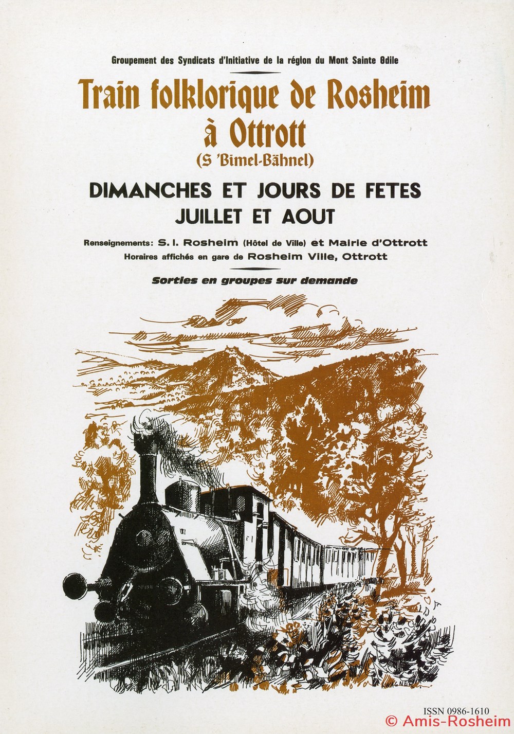 divers le train folklorique rosheim saint nabor 1969 1987