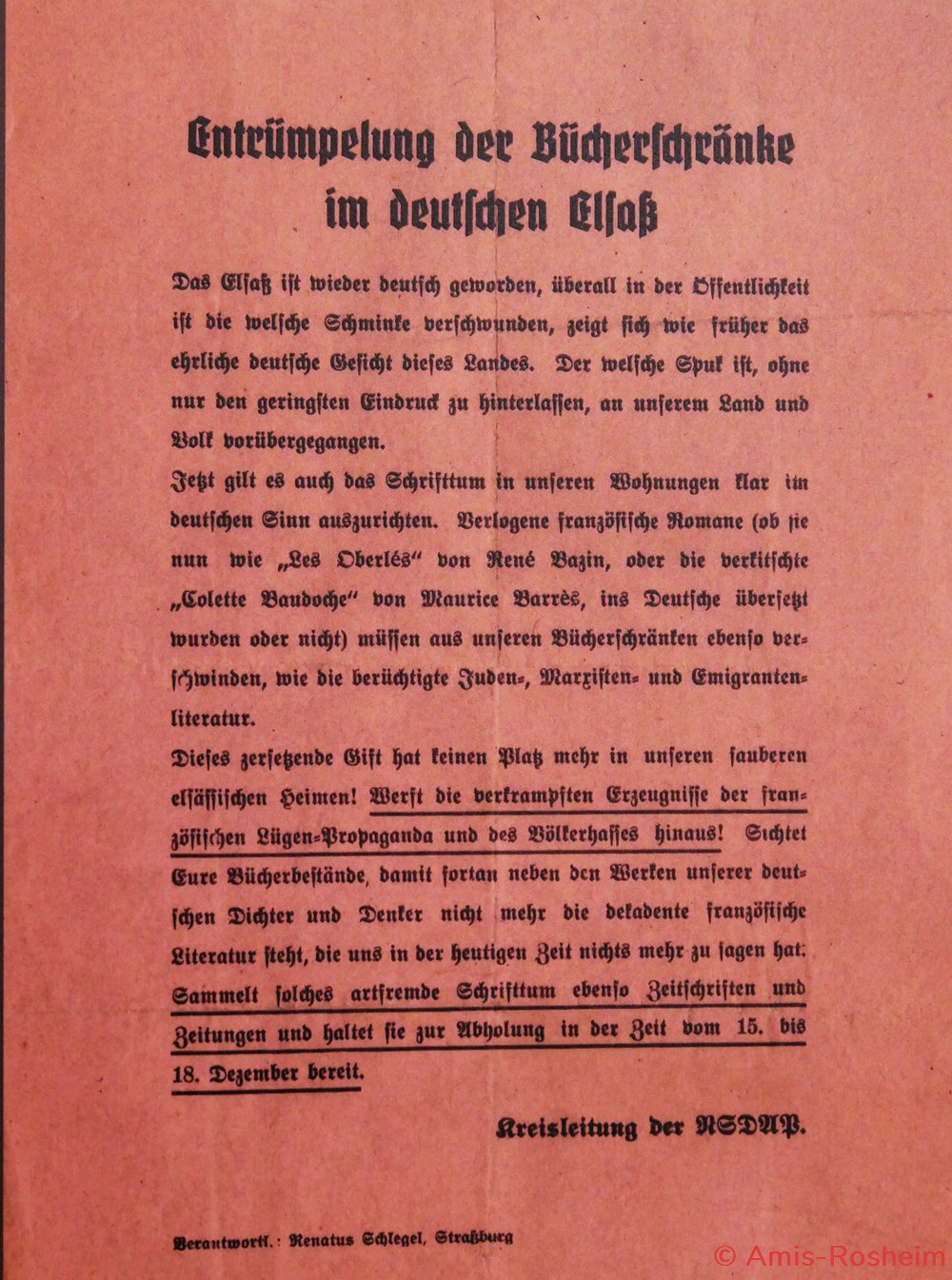Rosheim 1944, une ville dans l'Alsace annexée 2/2 3 divers rosheim 1944 une ville dans alsace annexee 2 2