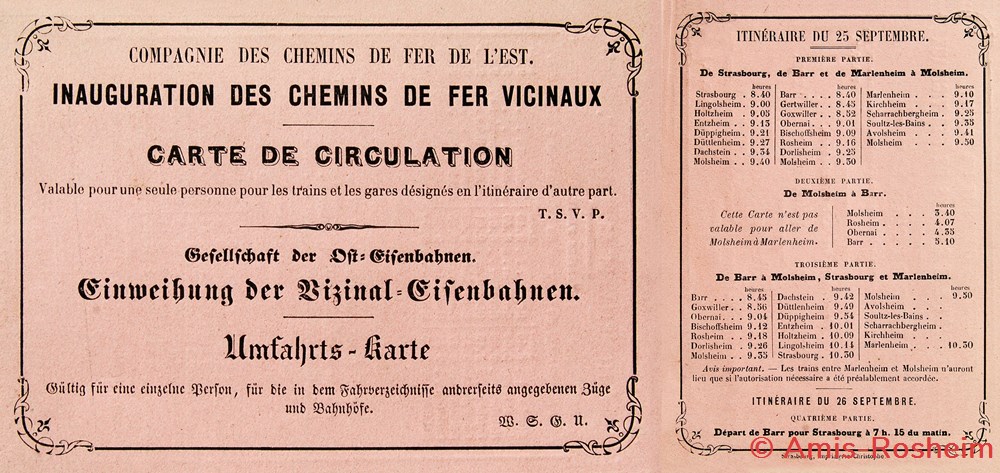 divers 1864 les chemins de fer vicinaux arrivent a rosheim