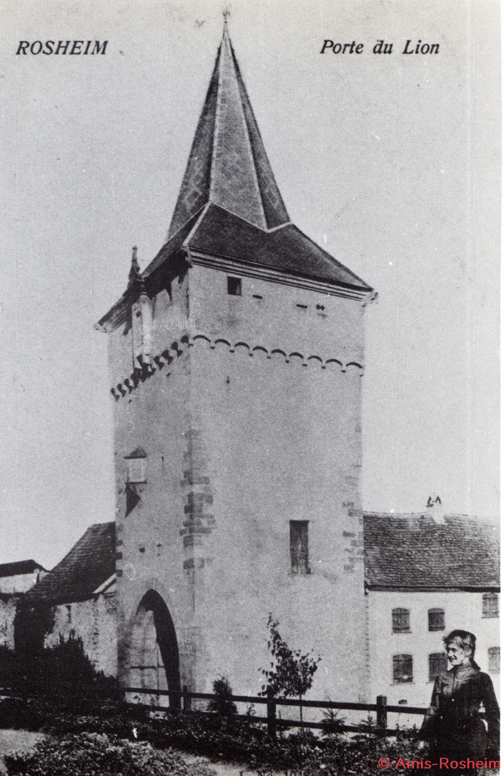 Porte du Lion : autrefois 5 divers porte du lion autrefois