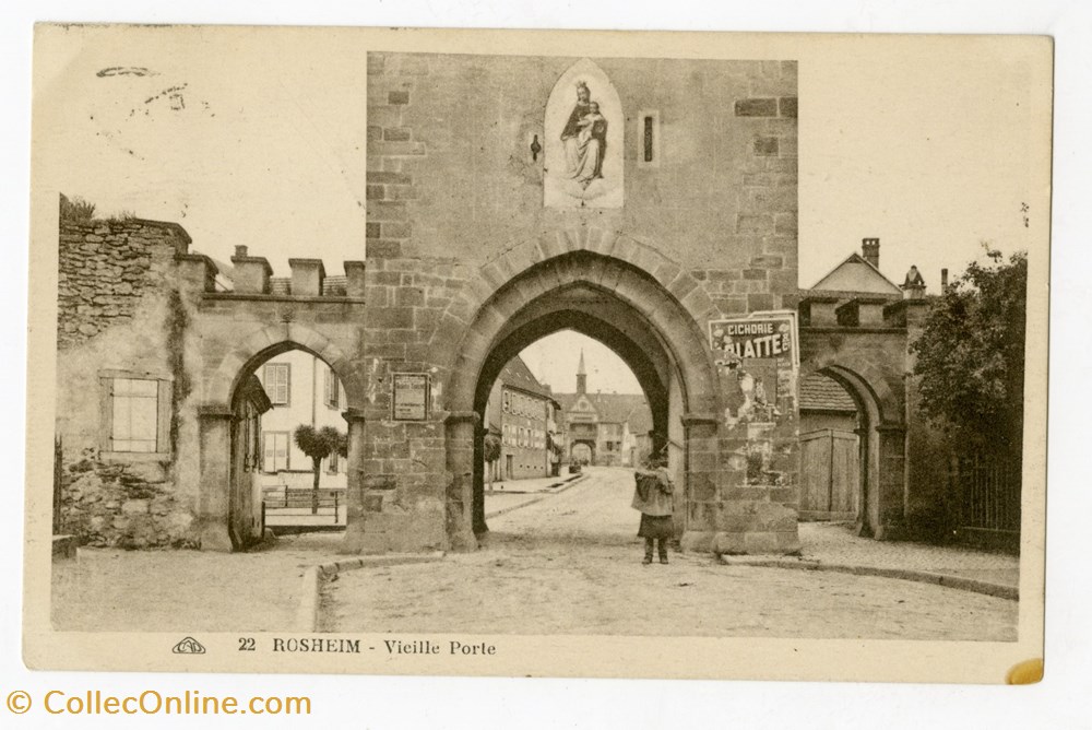 divers porte basse ou porte de la vierge de rosheim autrefois