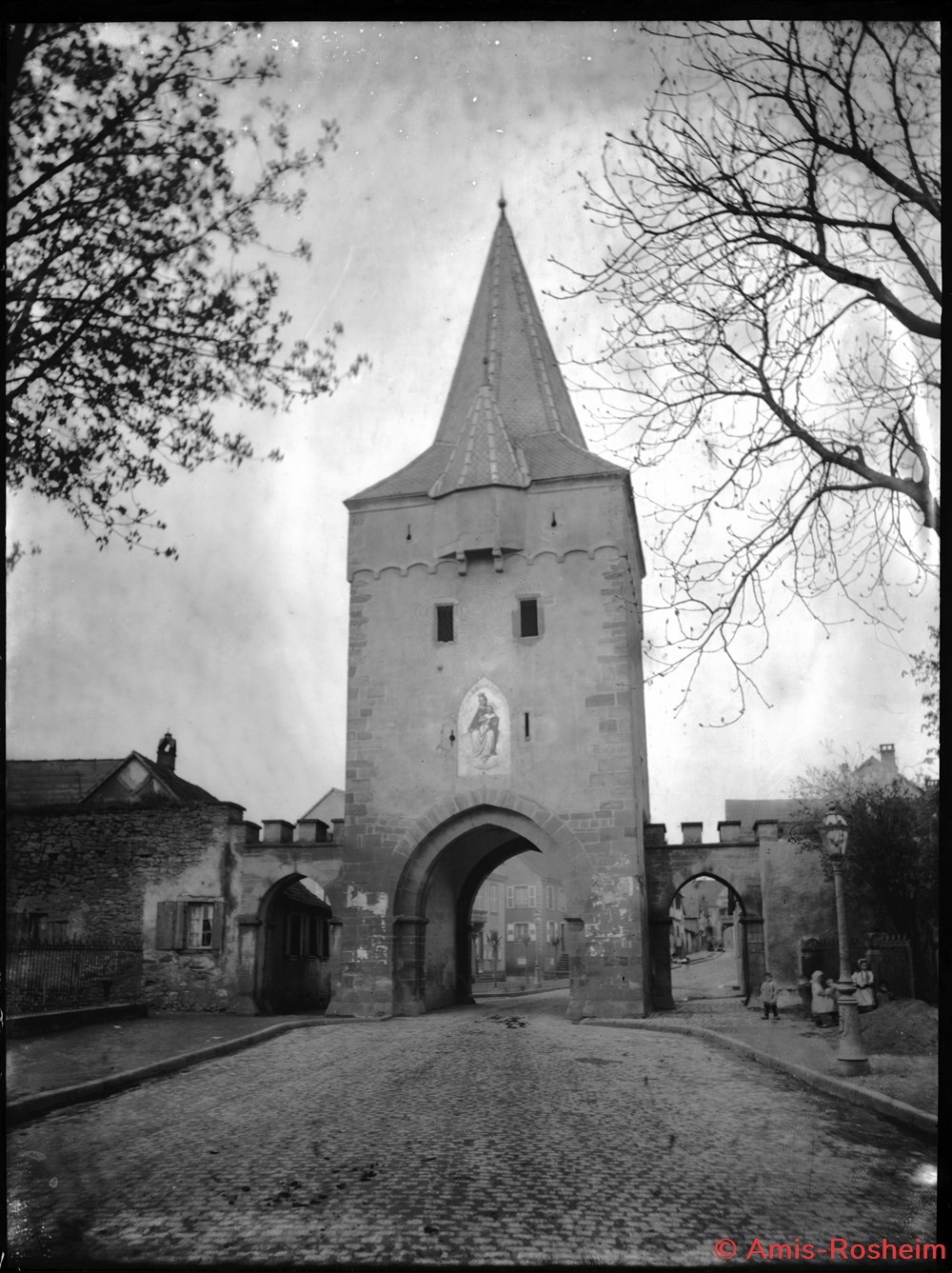 divers porte basse ou porte de la vierge de rosheim autrefois