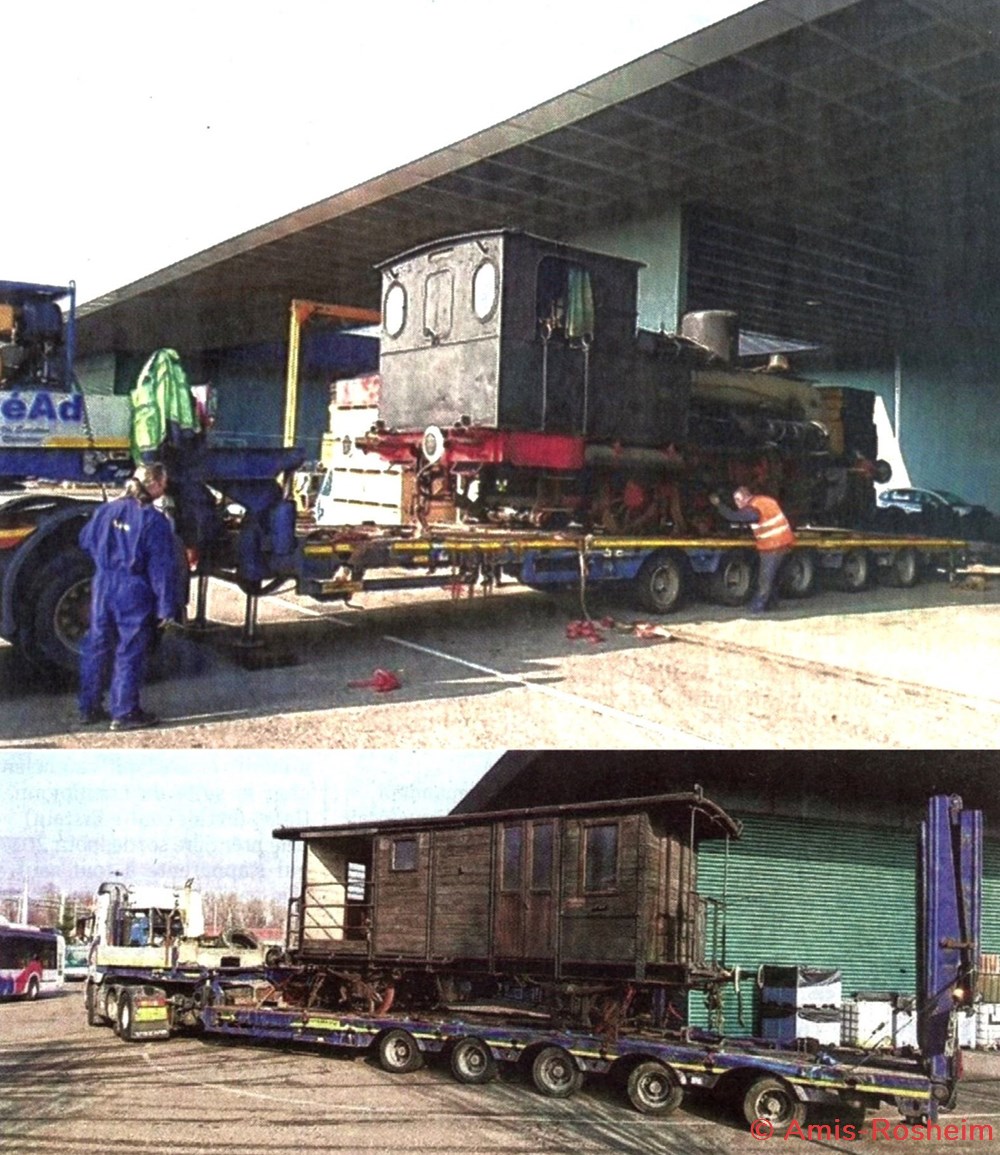 divers la locomotive borsig et son fourgon postal