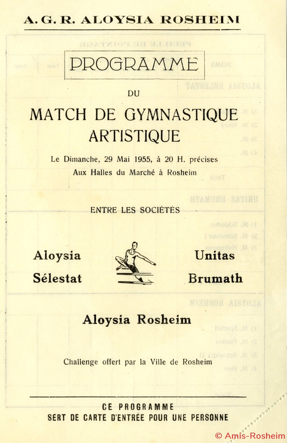 divers le cercle catholique aloysia de 1945 a 1960 les gymnastes et le theatre alsacien
