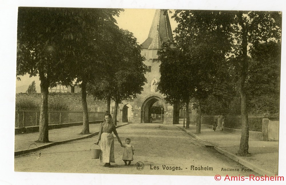 divers porte basse ou porte de la vierge de rosheim autrefois