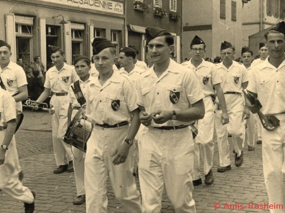 divers le cercle catholique aloysia de 1945 a 1960 la batterie fanfare