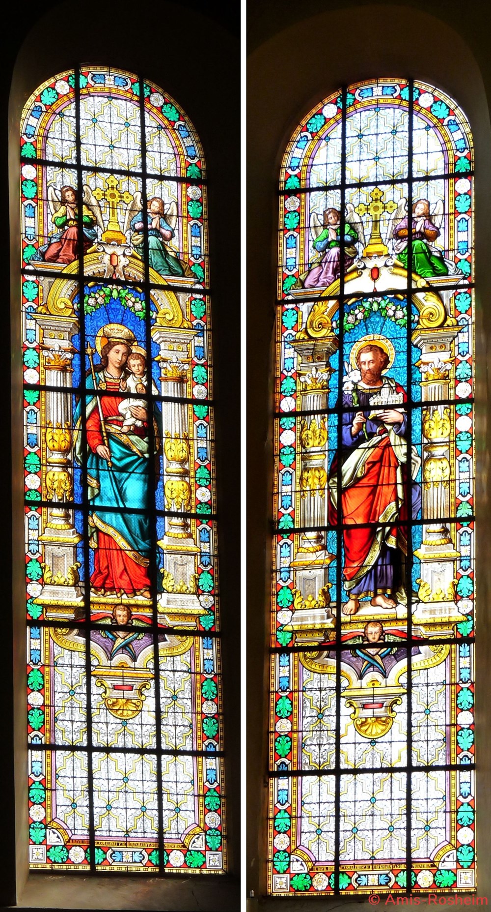 Eglise Saint-Etienne - Vitraux divers eglise saint etienne vitraux