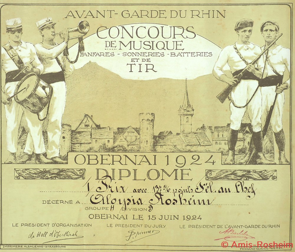 divers le cercle catholique aloysia de 1919 a 1925