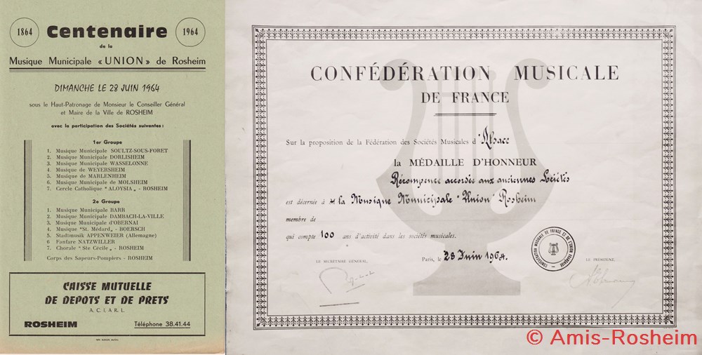 Vers le Centenaire ... des années 50 à 1964 7 divers vers le centenaire des annees 50 a 1964
