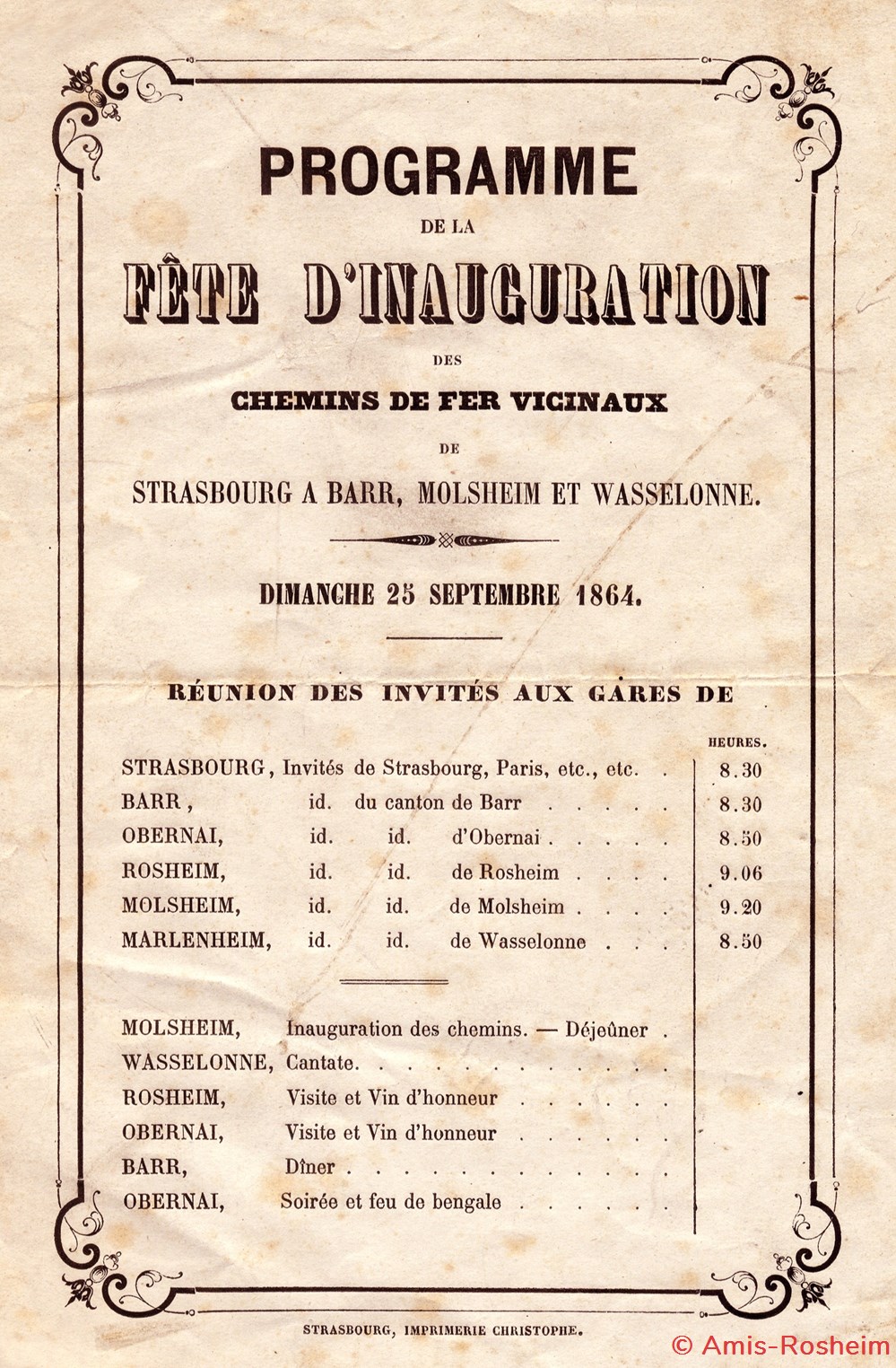 divers 1864 les chemins de fer vicinaux arrivent a rosheim