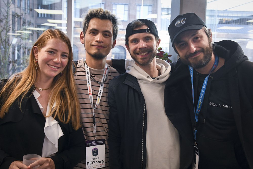 De nombreux acteurs du Web3 étaient présents. divers de nombreux acteurs du web3 etaient presents