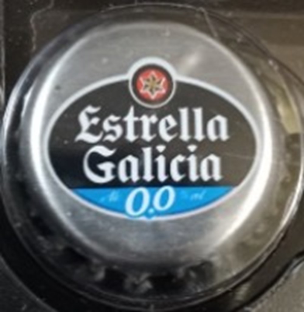 chapas de botellas estrella galicia