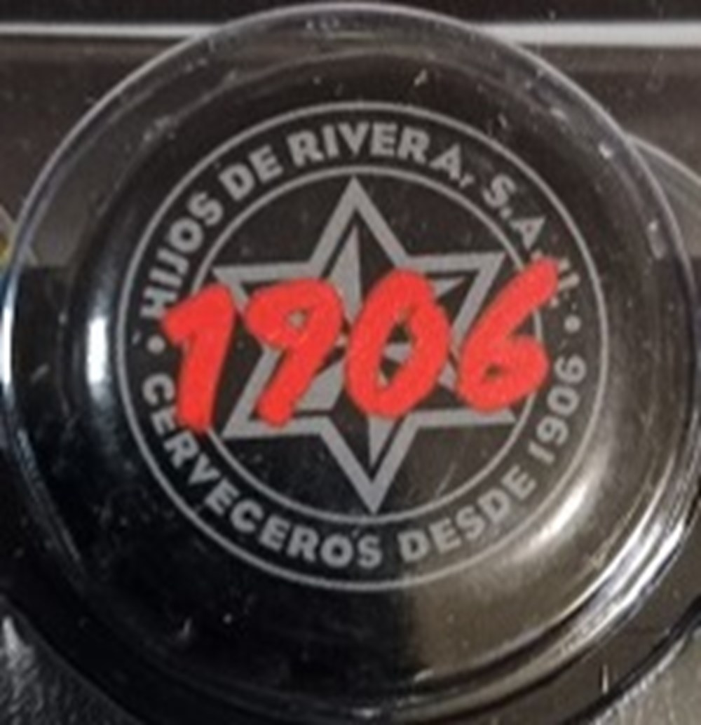 chapas de botellas 1906 estrella galicia