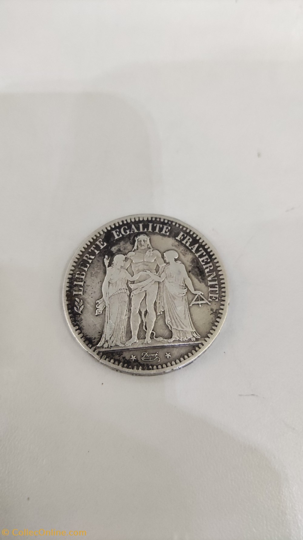 pièces 1849 Hercule argent 25 gr monnaies pieces 1849 hercule argent 25 gr