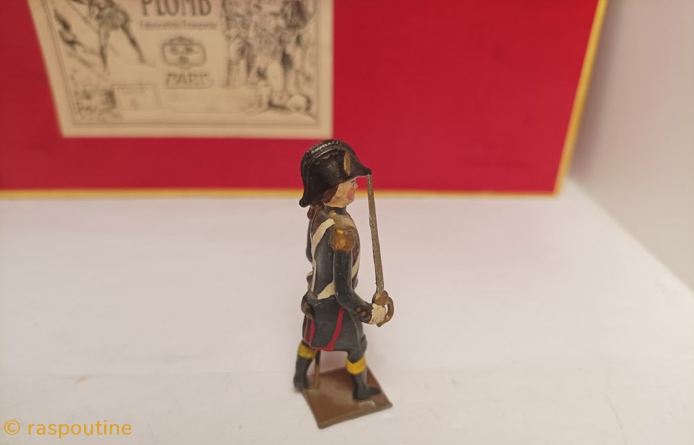 figurines historique epoque napoleonienne officier du genie de la garde 1812