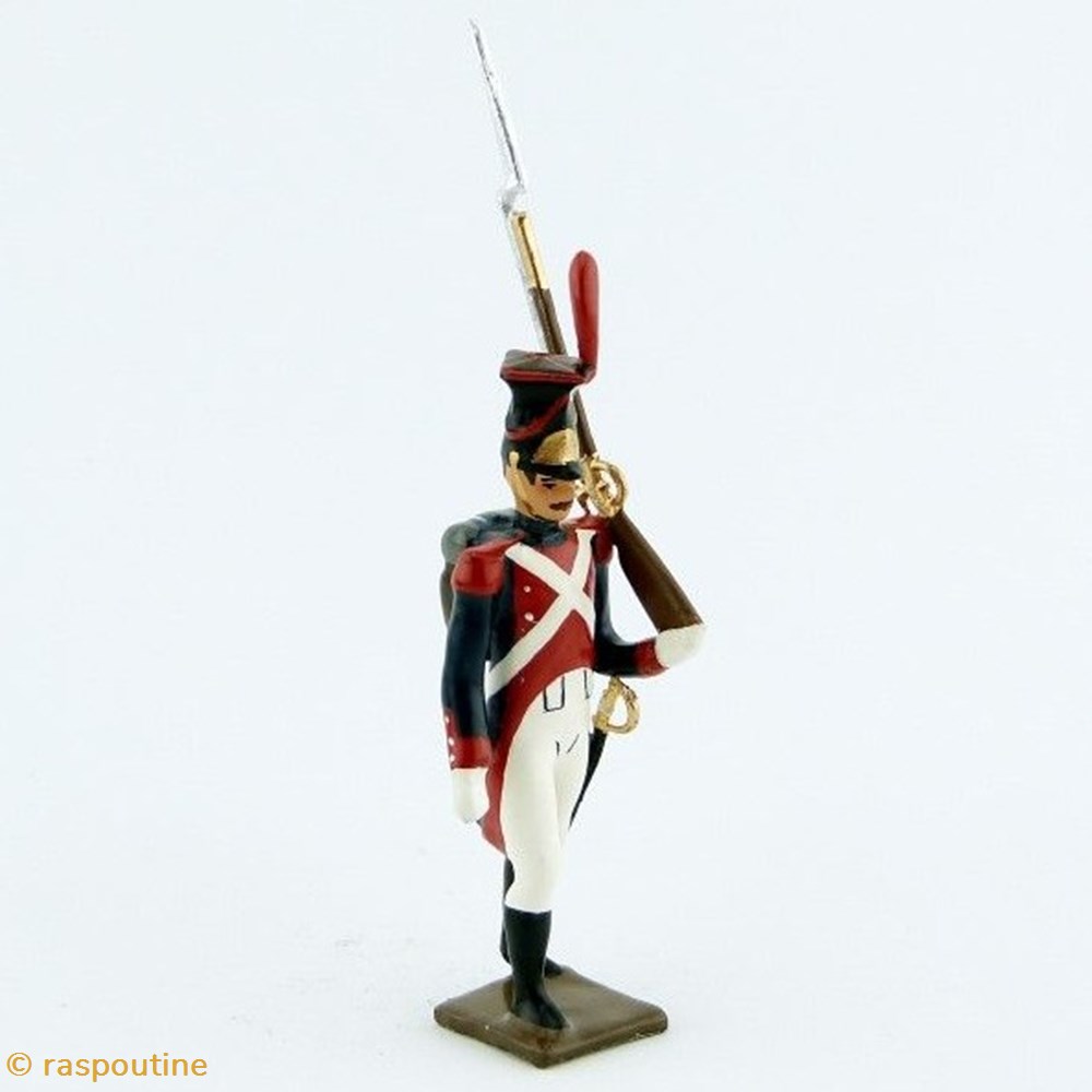 Fantassin des grenadiers polonais, légion du nord (1806) 2 figurines historique epoque napoleonienne fantassin des grenadiers polonais legion du nord 1806