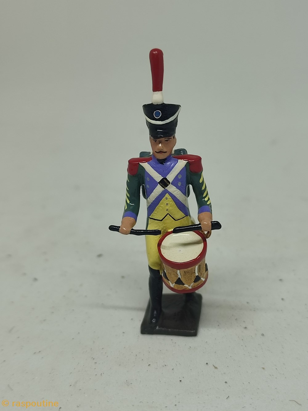 Tambour de la garde à pied d'Amsterdam figurines historique epoque napoleonienne tambour de la garde a pied amsterdam