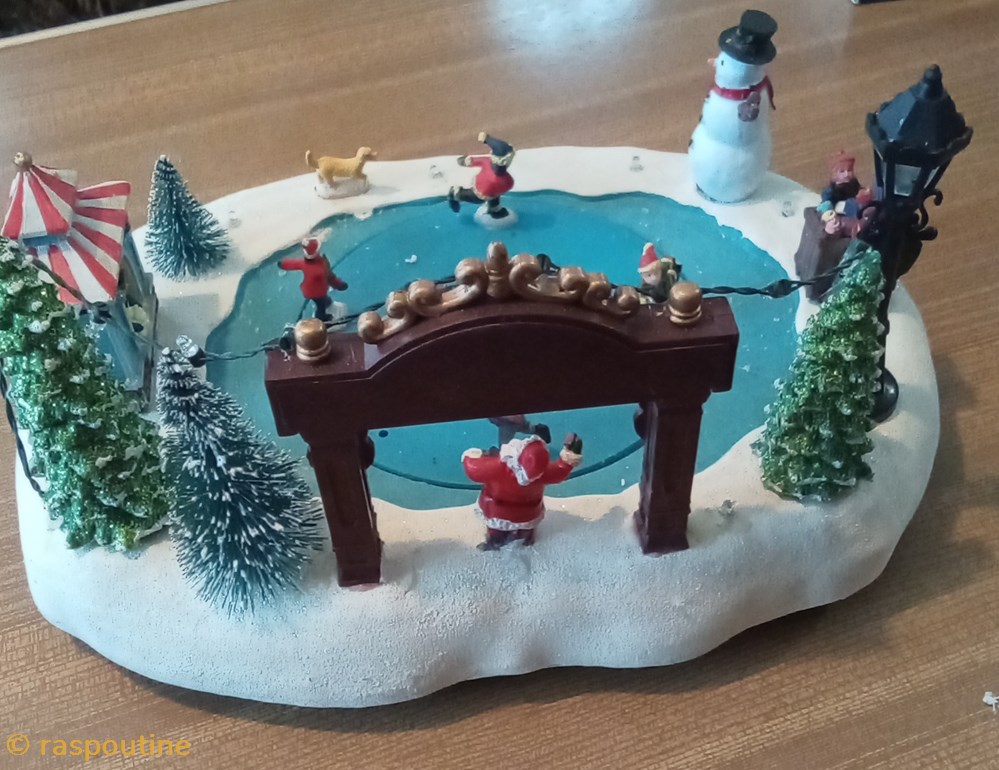 Patinoire 2 divers decorations magnets autocollants patinoire