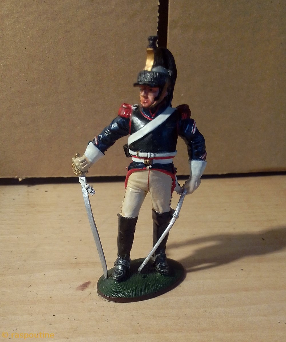 figurines historique epoque napoleonienne sergent cuirassier france 1806
