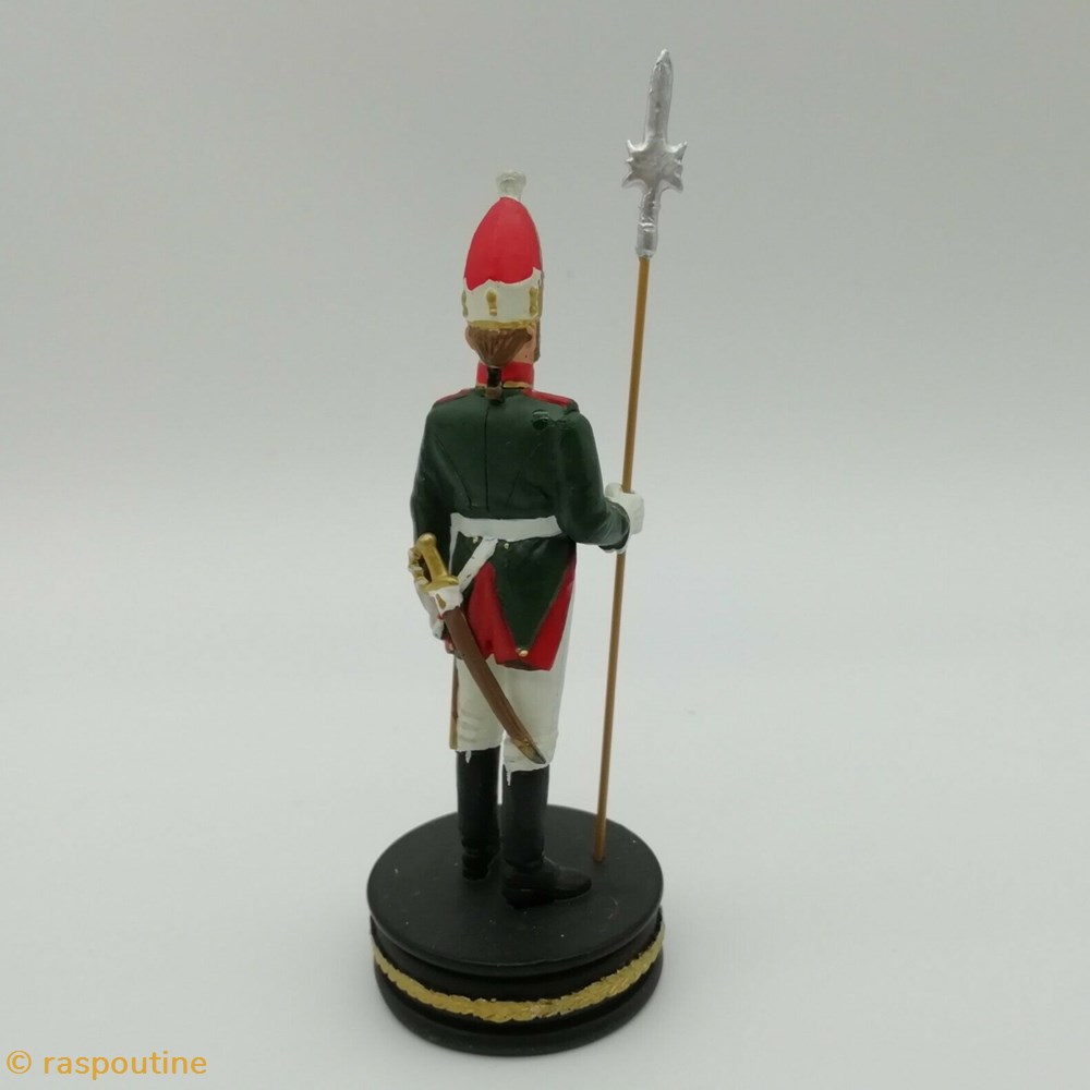 figurines historiques epoque napoleonienne sous officier du regiment pavlovski