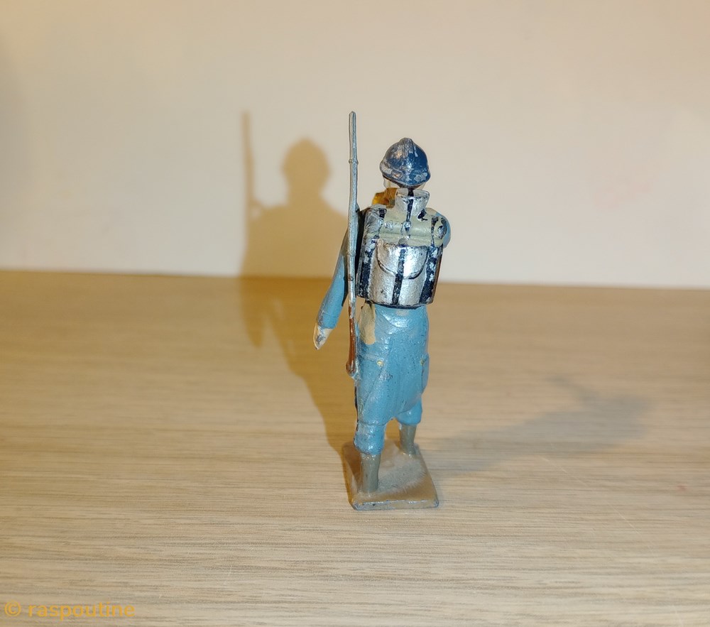 figurines historique premiere guerre mondiale clairon de infanterie de ligne en capote bleu horizon