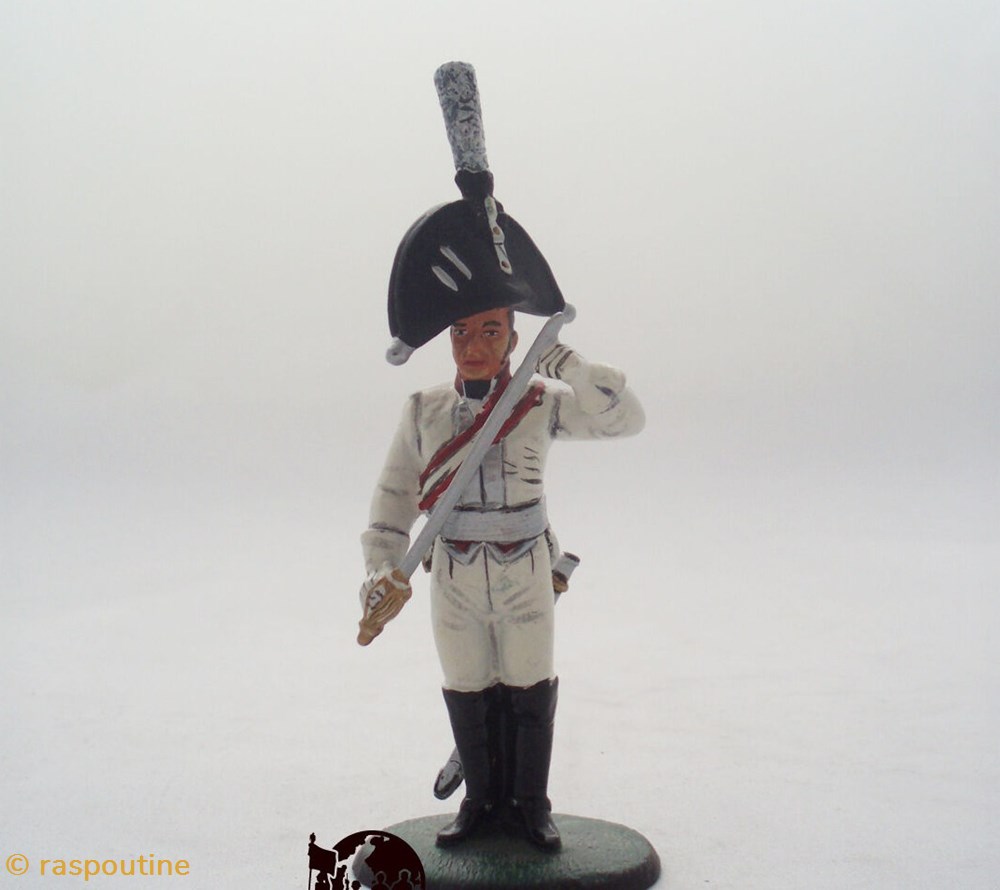figurines historiques epoque napoleonienne officier gardes du corps prusse 1806