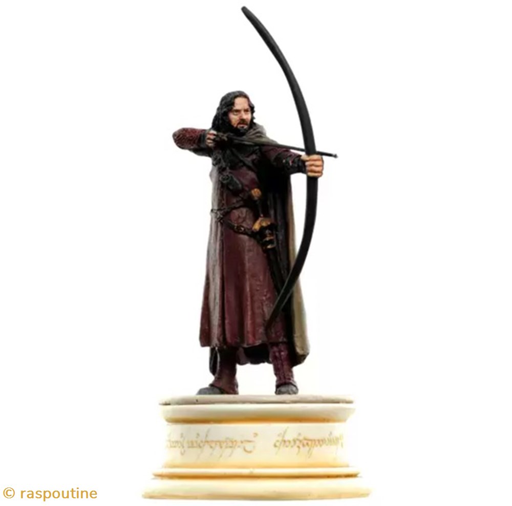 figurines jeux de plateaux seigneur des anneaux damrod pion blanc