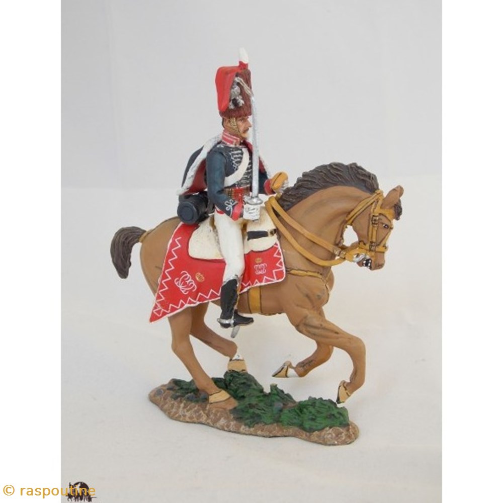 Caporal 10e Hussard G.-B. 1815 figurines historiques epoque napoleonienne caporal 10e hussard g b 1815