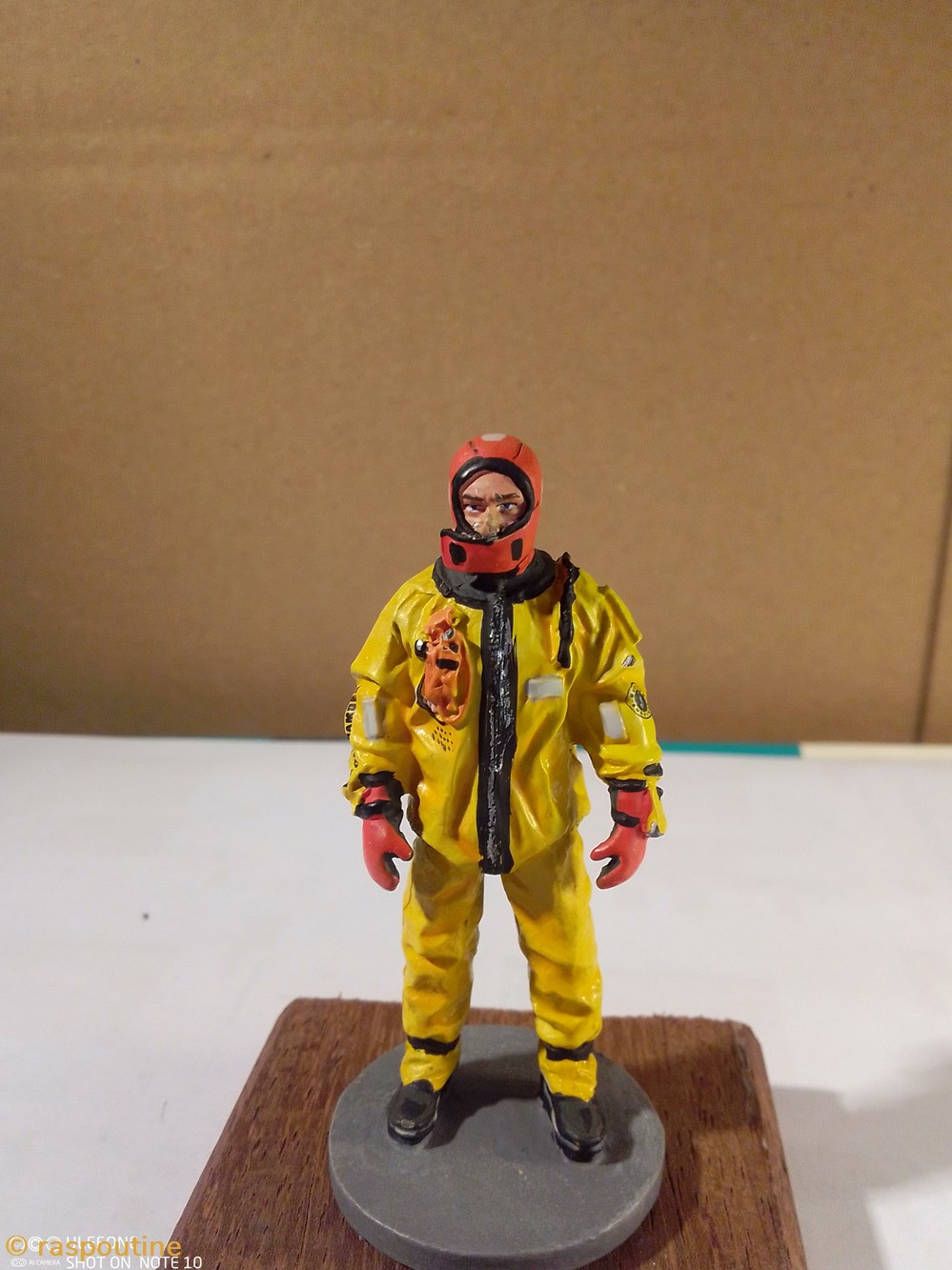 figurines autres pompier canadien tenue aquatique tenue anti froid 2003