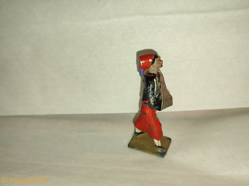 Zouave avec gilet galonné rouge 2 figurines historique zouave avec gilet galonne rouge