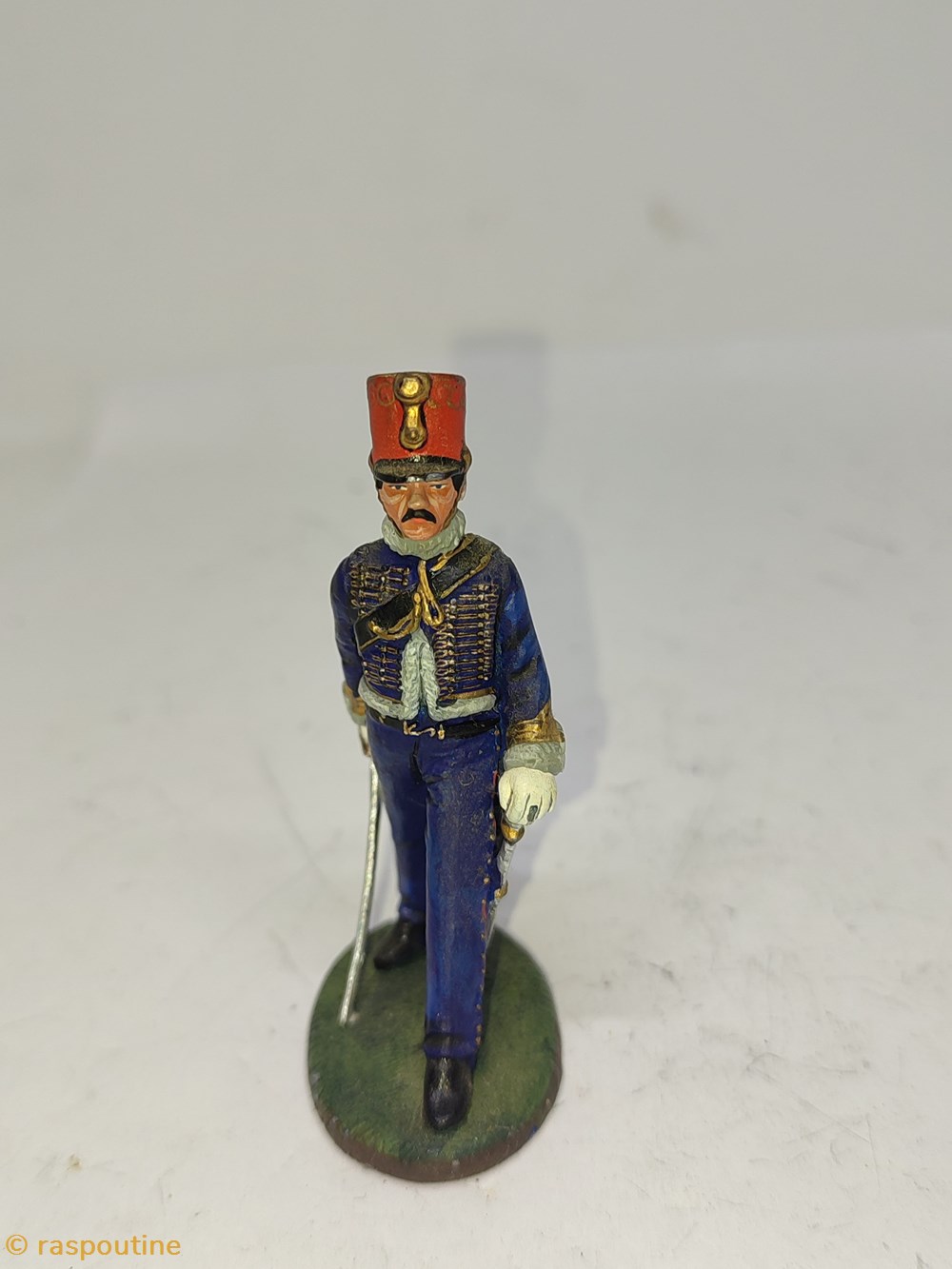 Lieutenant 6e Hussard France 1814 figurines historique epoque napoleonienne lieutenant 6e hussard france 1814