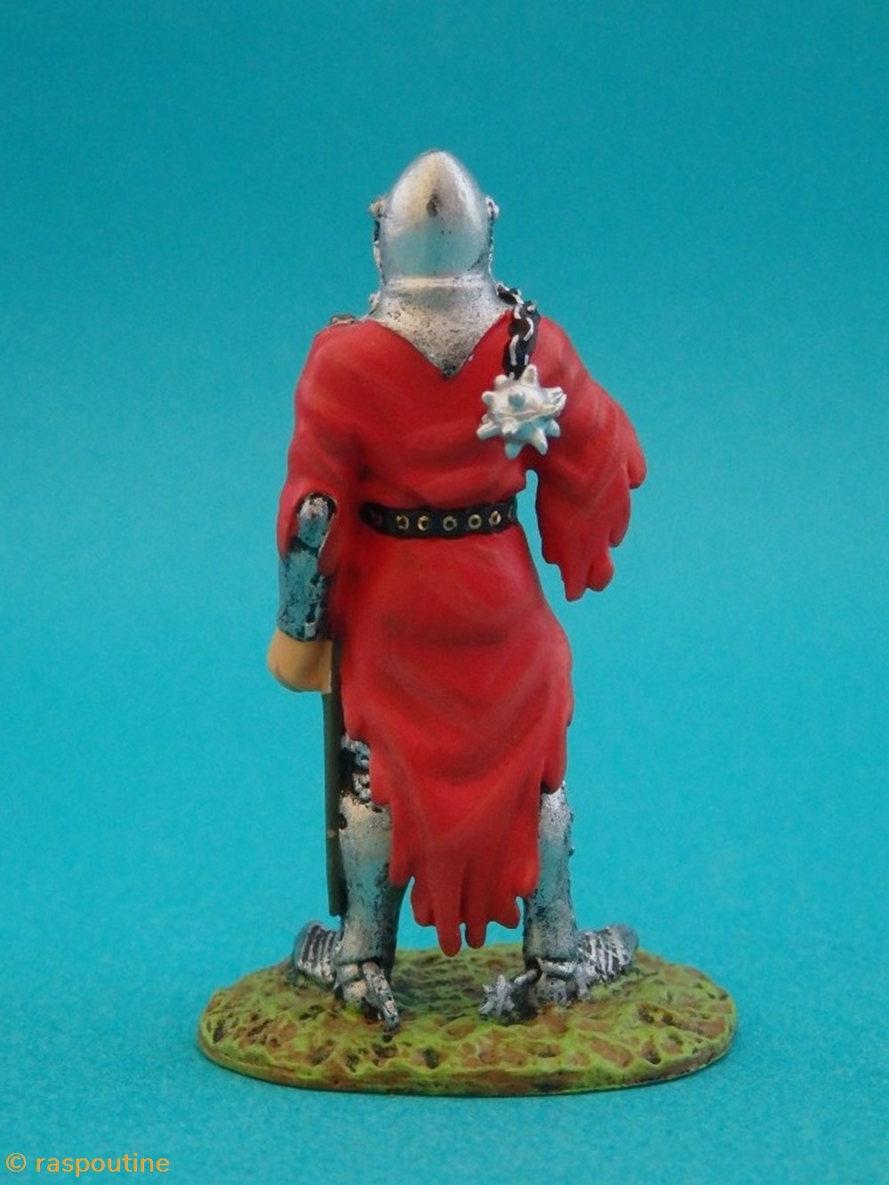 figurines historique moyen age armure a barbe ecrevisse xive siecle