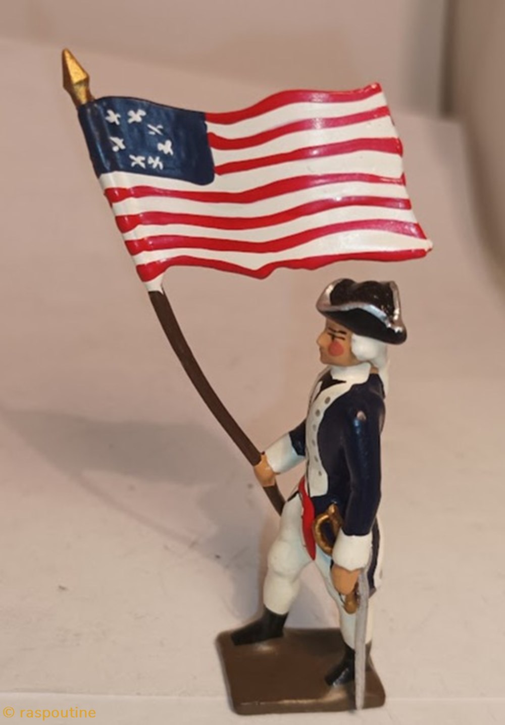 figurines historique guerre civile americaine drapeau de etat de new york new jersey