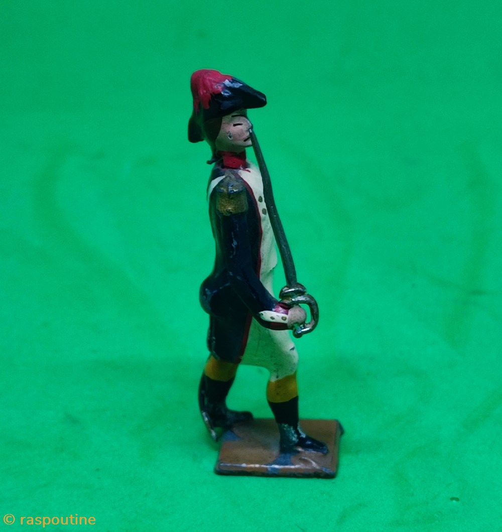 figurines historique francaise officier des volontaires 1793 et de infanterie revolution 1794