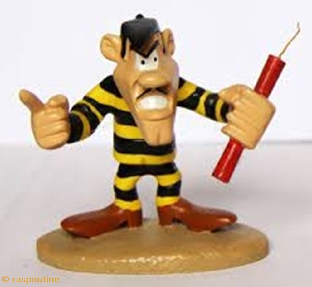 Joe Dalton bagnard figurines bande dessinee joe dalton bagnard