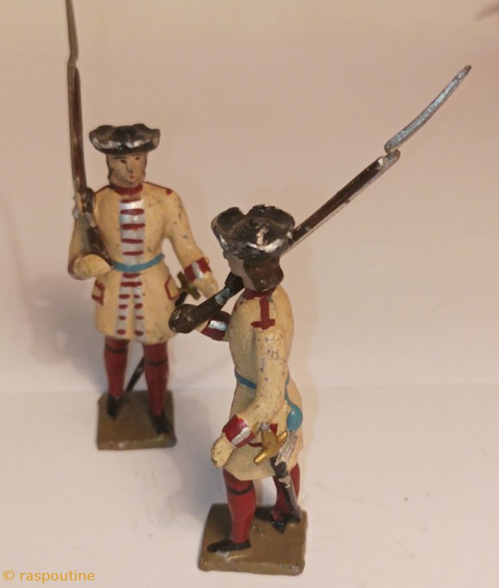 figurines historique fantassins de louis xiv