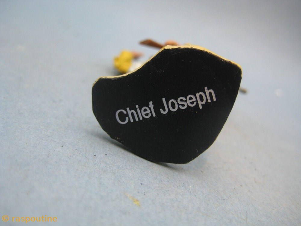 Chief Joseph 3 figurines historique chief joseph