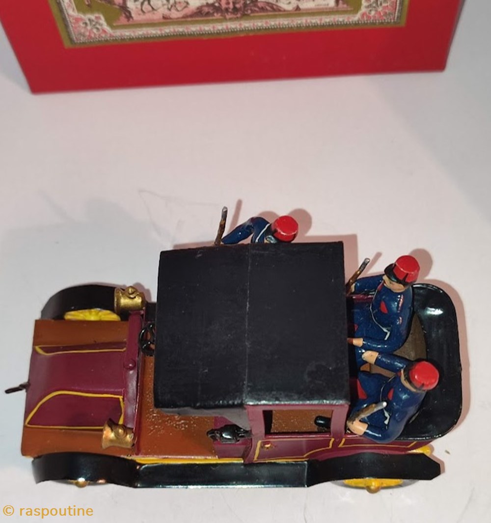 figurines historique premiere guerre mondiale taxi de la marne renault 4 pers