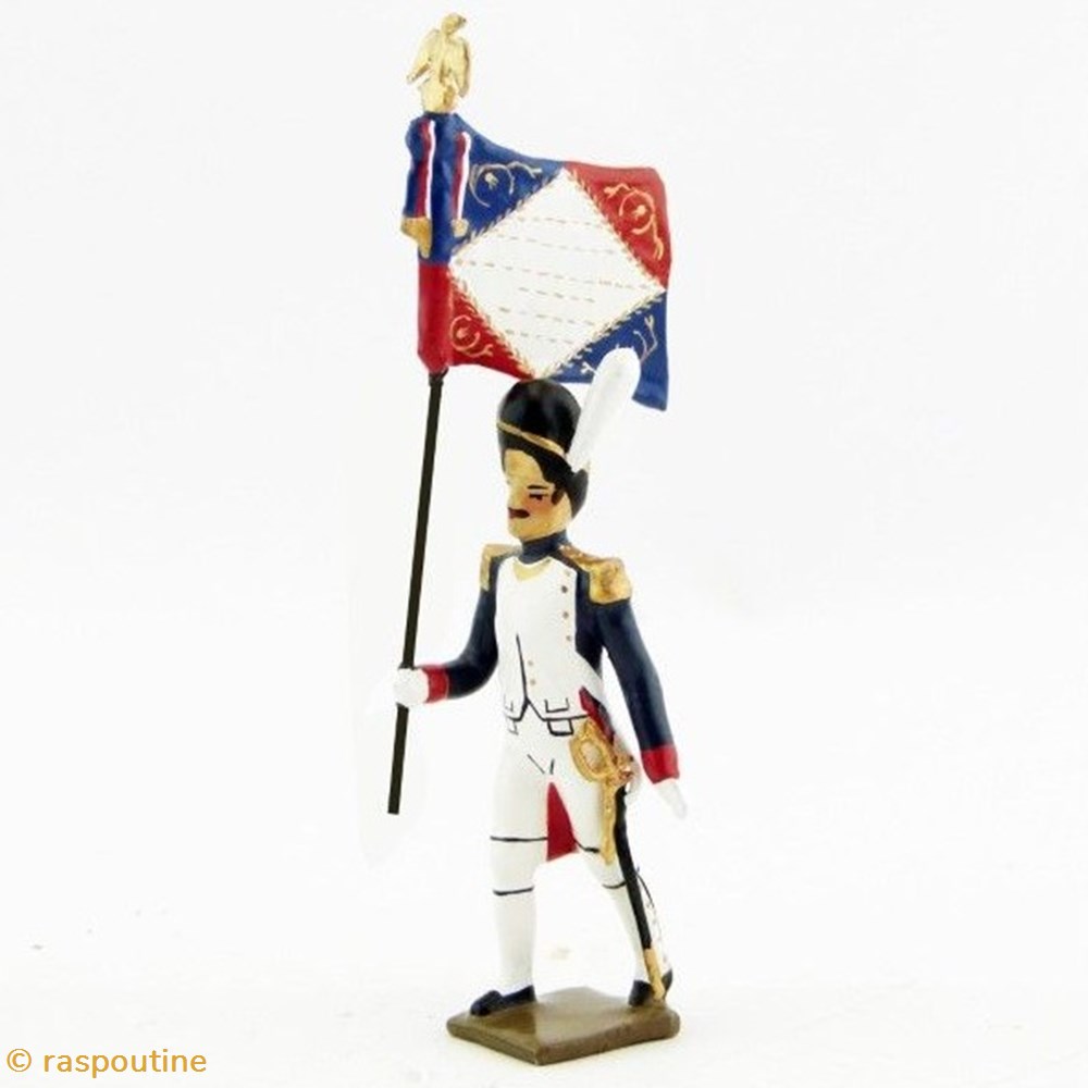 Porte-drapeau des grenadiers de la garde (1804) figurines historique epoque napoleonienne porte drapeau des grenadiers de la garde 1804