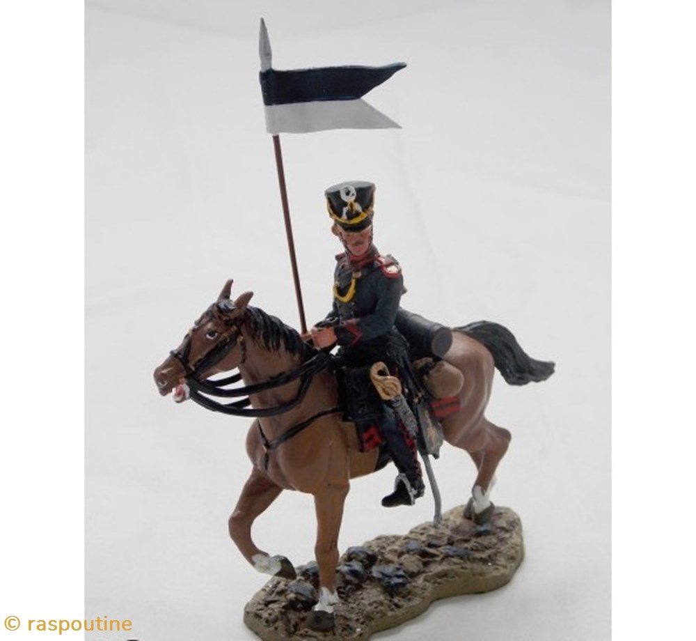Uhlan Leutzoy Prusse 1815 figurines historiques epoque napoleonienne uhlan leutzoy prusse 1815