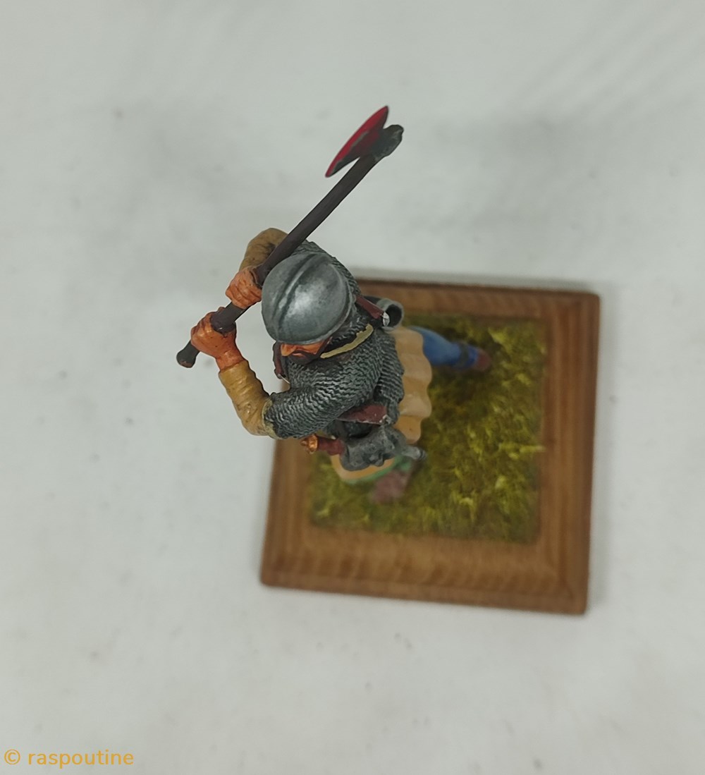 figurines historique moyen age guerrier type vikings