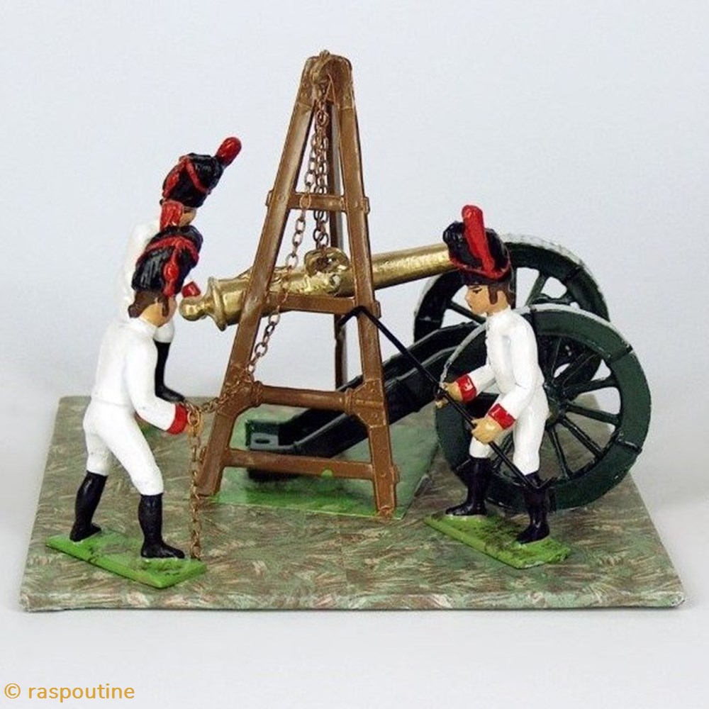 Saynète « Remontons le Canon » (« le Bivouac ») figurines historique epoque napoleonienne saynete remontons le canon le bivouac